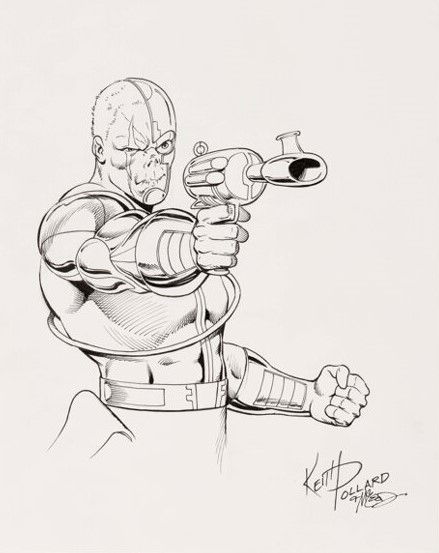 Deathlok Pin Up by Keith Pollard & Bob McLeod, in Robert Myers's ...