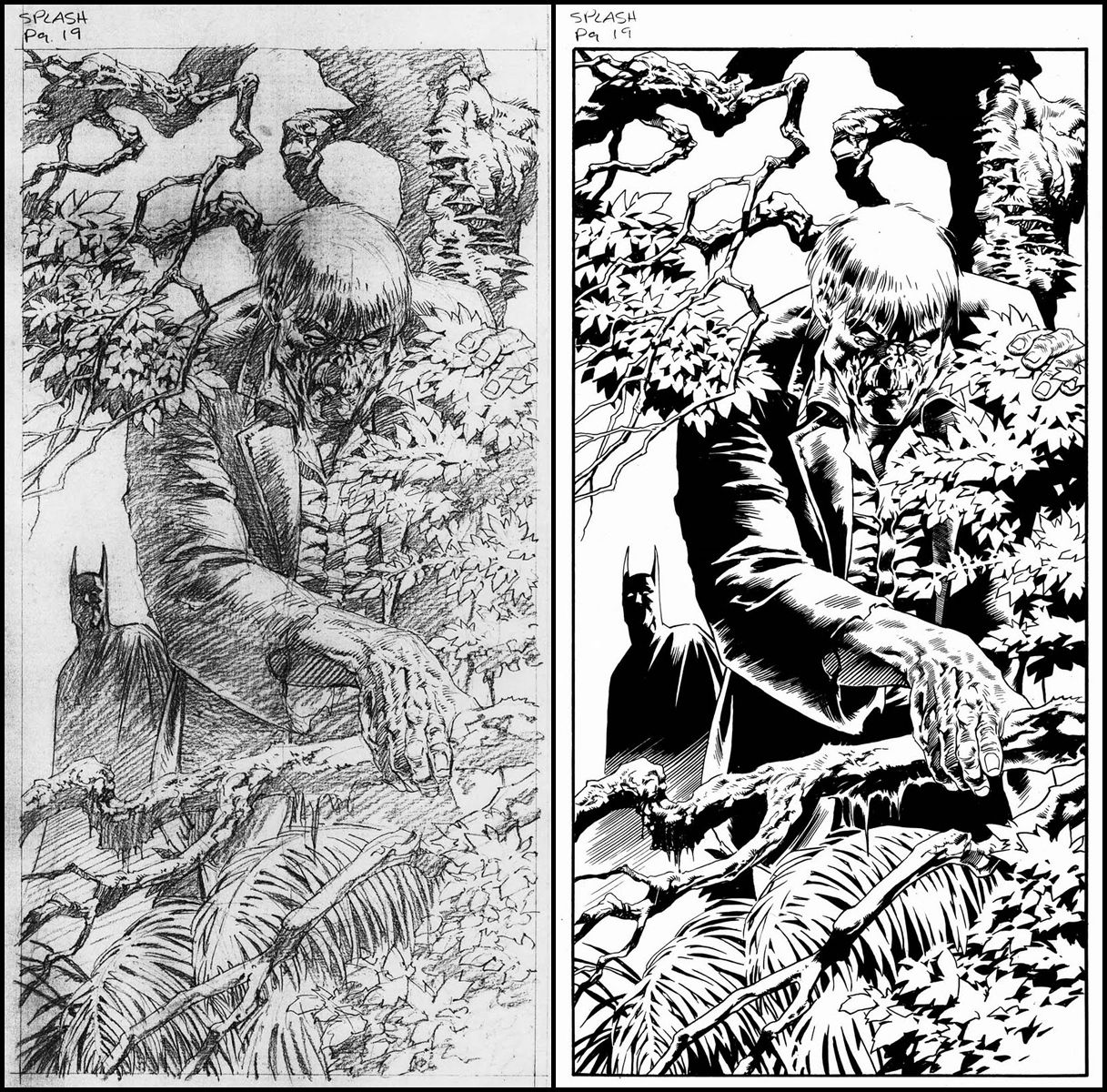 Bernie WRIGHTSON / Kevin NOWLAN; Batman: Hidden Treasures, , in J. Hiroshi  Morisaki's WRIGHTSON, Berni Comic Art Gallery Room