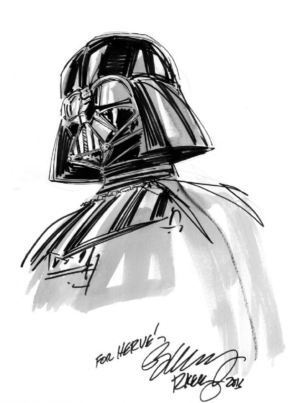 Ryan Kelly - Darth Vader, in Hervé DESMONS's My collection Comic Art ...