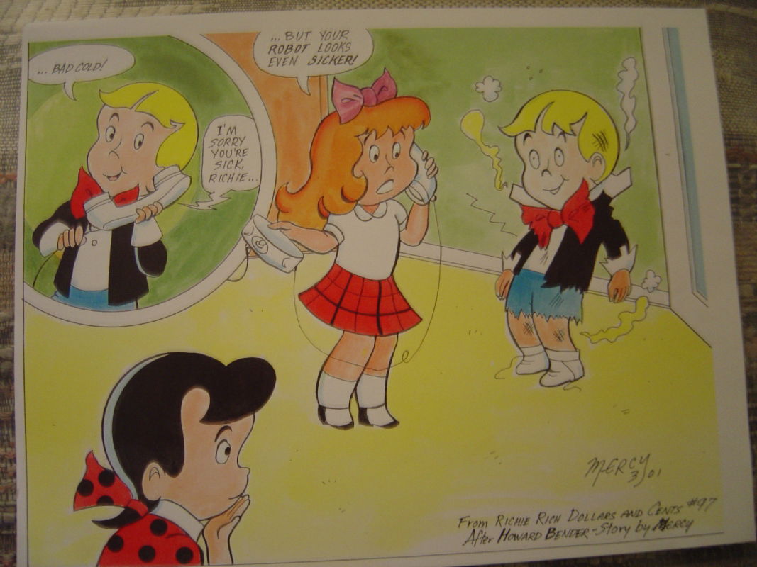 Mercy Van Vlack Richie Rich, in Dawn Hammels Prints & Postcards Comic ...