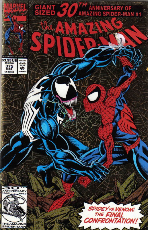 The final confontation Spiderman VS Venom, in Dawn Hammel's Brett's trip to  the Big Apple (1'st Con) 4-2-06 Comic Art Gallery Room