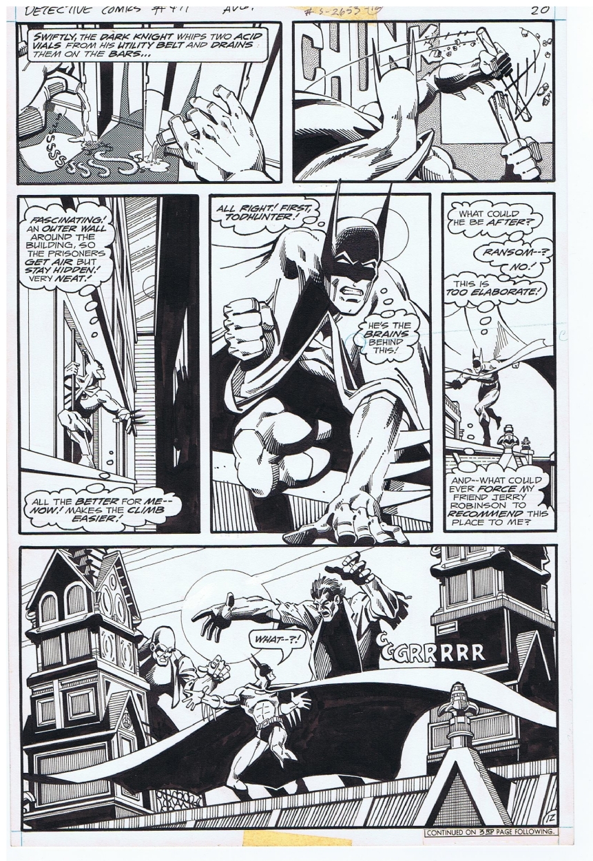 Detective Comics #471 (Page 12) The Dead Yet Live by Marshall Rogers &  Terry Austin (1977), in Ike Wilson's Marshall Rogers Comic Art Gallery Room