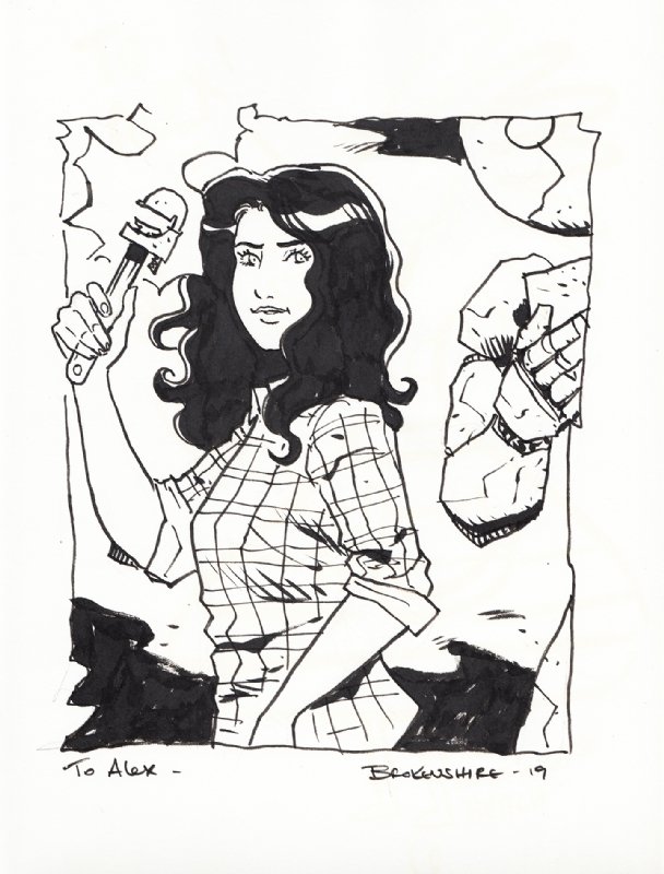 Amelia Cole & Lemmy by Nick Brokenshire, in Alex Chung's Sketches ...