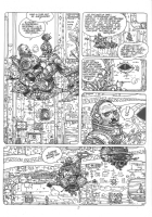Bilal Enki - PRODUCTION PAGE : Mystery In Space alien B5 - Exterminateur 17 page 10 Comic Art