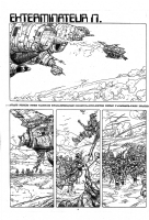Bilal Enki - PRODUCTION PAGE : Mystery In Space alien B1 - Exterminateur 17 page 6 Comic Art