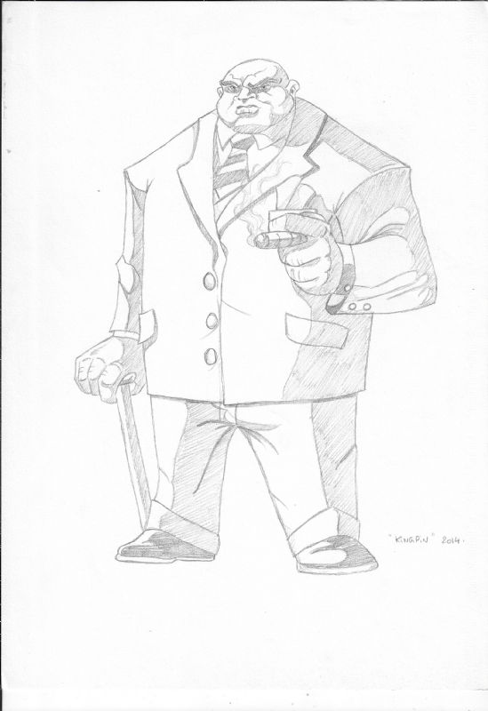 kingpin, in georges de carvalho's Georges De Carvalho Comic Art Gallery ...