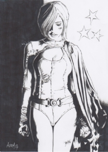 Power Girl by Adam Jakes Comic Art