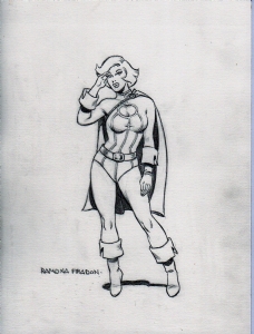 Power Girl by Ramona Fradon Comic Art
