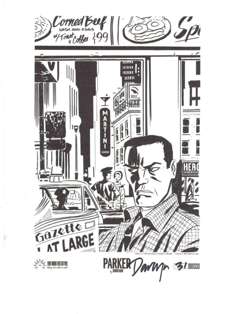 Limited Edition Parker Print By Darwyn Cooke Trade In Jatinder Ghataora S Trade Comic Art Gallery Room