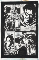 Robin - Detective Comics 722 Page 4 Jim Aparo and James Hodgkins Comic Art