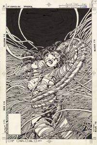 Wonder Woman #5 cover, Comic Art