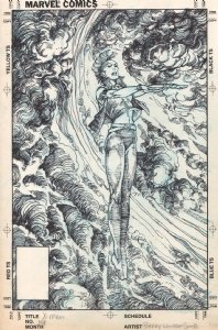 Uncanny X-Men #198 cover, Comic Art