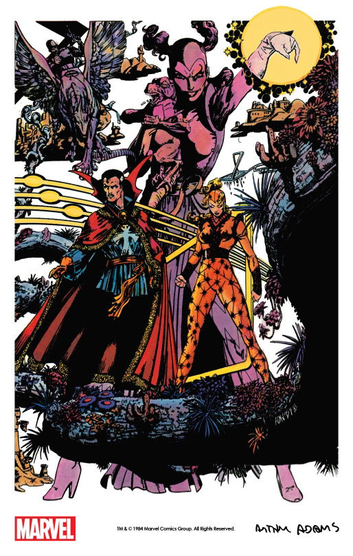 Doctor Strange Classics Pinup In Eric Dls S Arthur Adams Marvel Comic Art Gallery Room