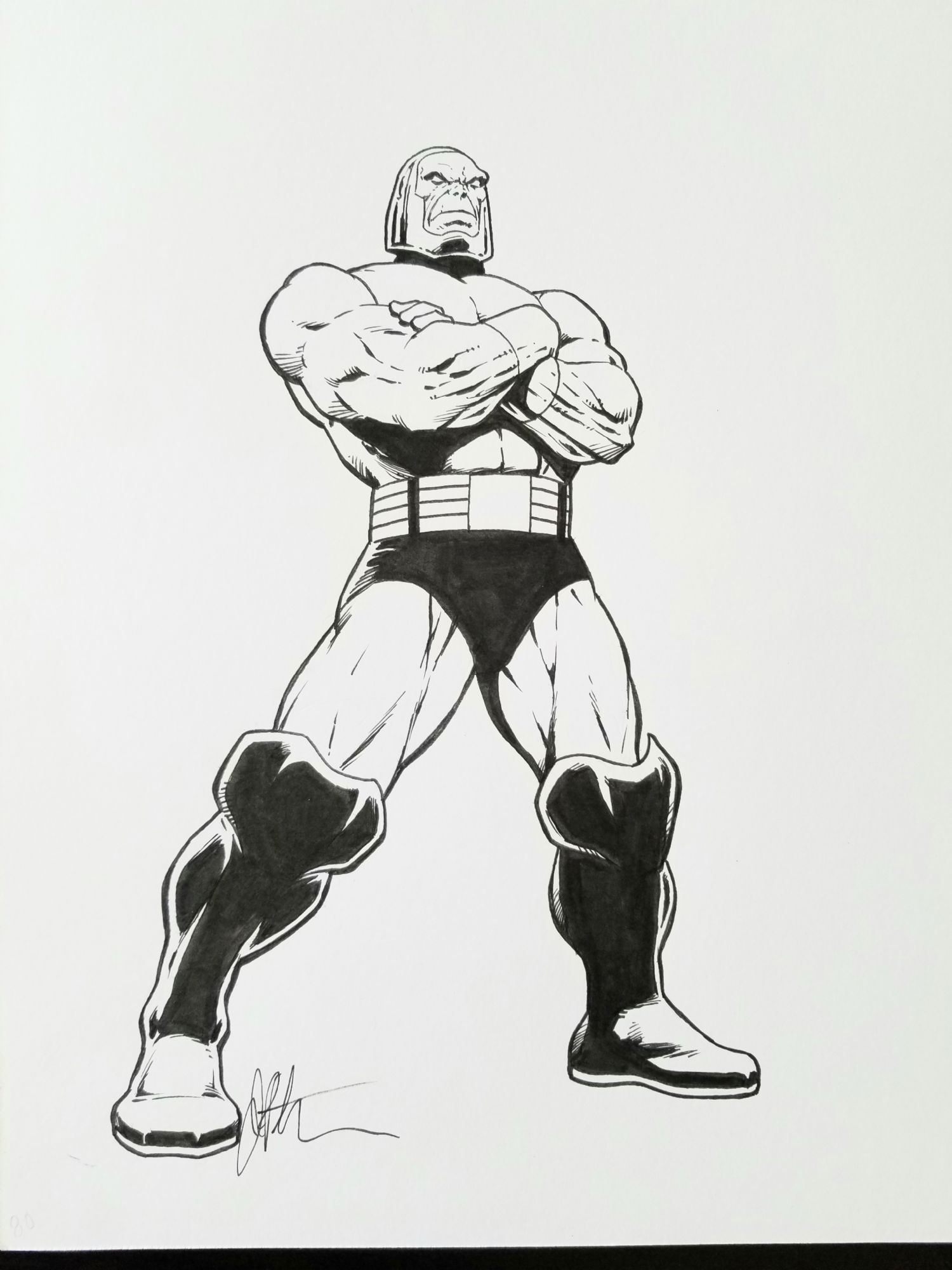 Jim Starlin Darkseid sketch, in Paul Brzegowy's Brz99 Comic Art Gallery ...