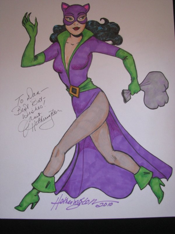 Montegrappa DC Comics Cat Woman Roller purple