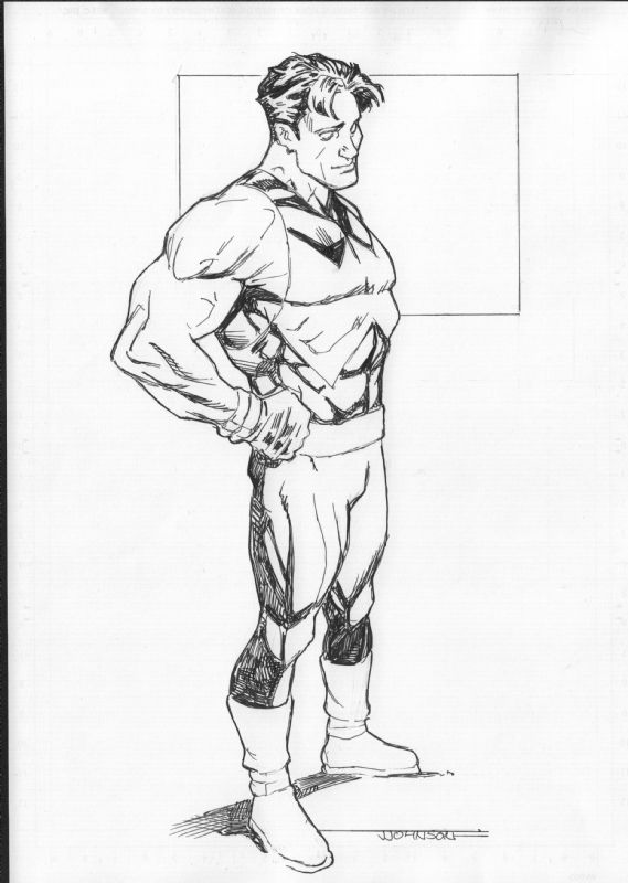 Wonderman convention sketch by Jeff johnson, in Robert Bown's My ...