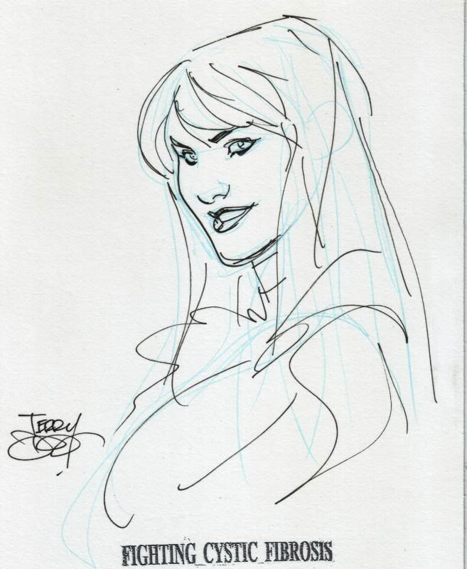 TERRY DODSON POWER GIRL SKETCH, in FRED CRAMPTON's TERRY DODSON Comic ...