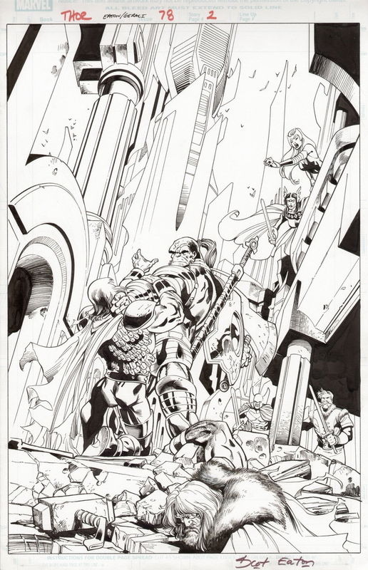 Thor #78 p02 (Magni vs. Desak), in Chris Hampton's Thor volume 2 #78 ...