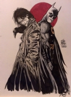Batman and The Crow by James O'Barr Comic Art