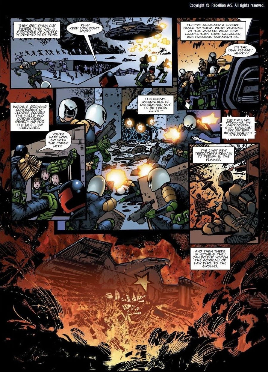 2000ad Prog 1787 Judge Dredd Day of Chaos: Chaos Day Part 1, in Spikes ...