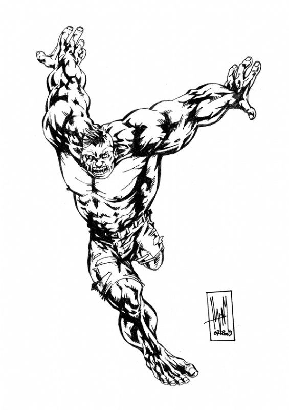 Ultimate Hulk, in Soul H.'s Soul Stuff 01 Comic Art Gallery Room