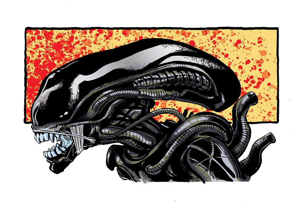 Alien in color, in Georges Jeanty's Georges Jeanty KabaLounge art Comic ...