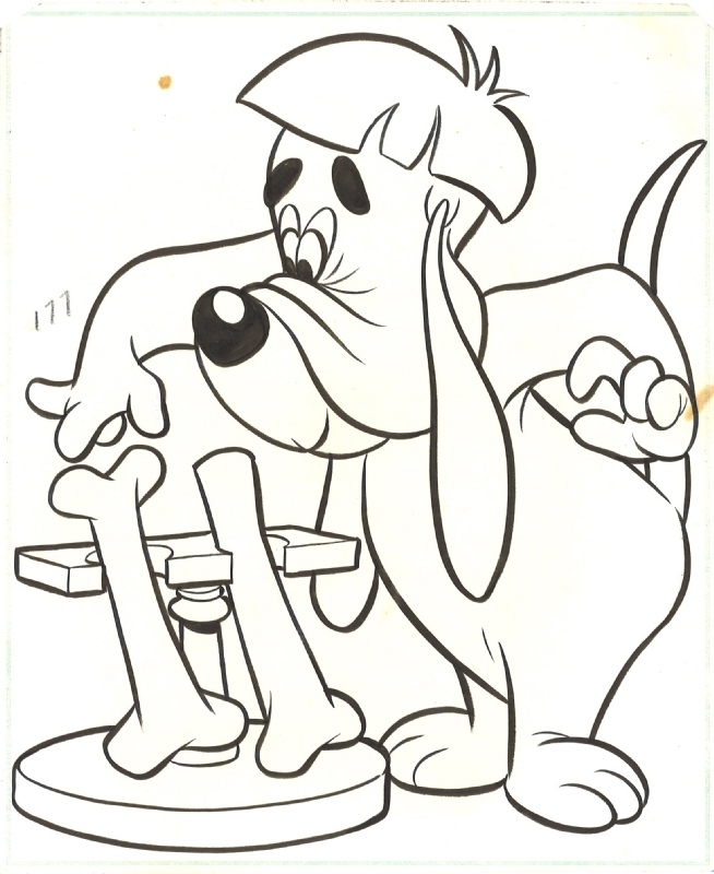 EISENBERG, Harvey: Droopy Coloring Book page, in . Autori ed Eroi del  fumetto comico italiano's Eisenberg Harvey Comic Art Gallery Room