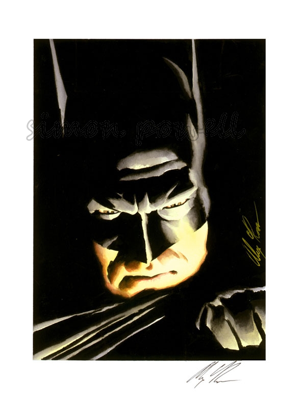 Batman War on Crime cover prelim, in simon powell's Ross, Alex - Dini/Ross  large edition DC books Comic Art Gallery Room
