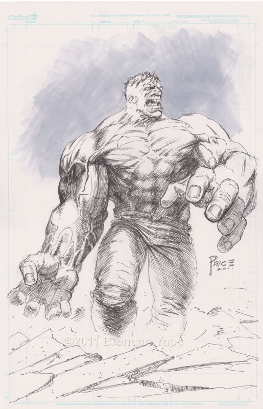 Hulk - Richard Pace, in Brendan Yapp's Artist - Richard Pace Comic Art ...