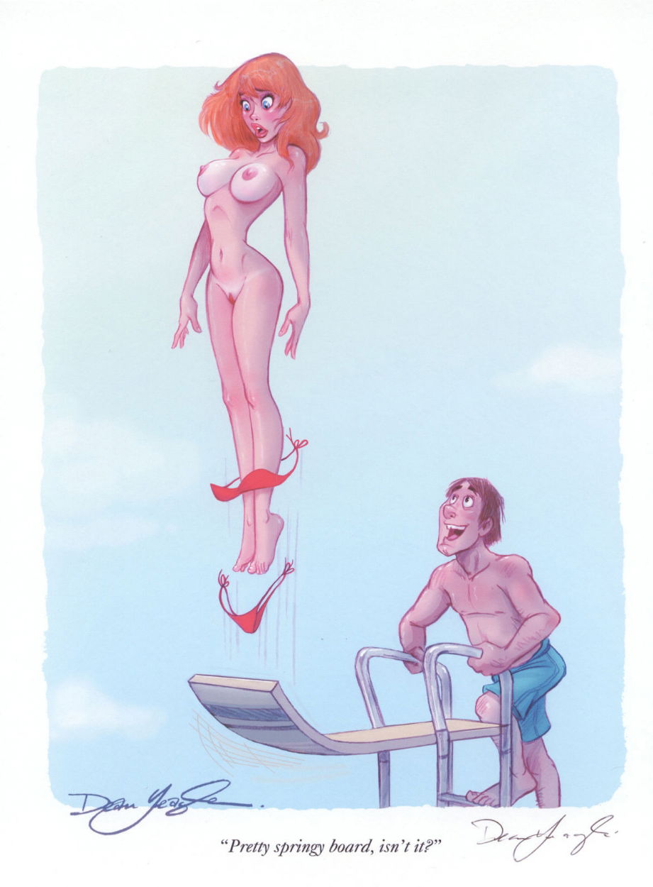 Playboy June-July, 2012, in T Freeman's Dean Yeagle (some nudity) Comic Art  Gallery Room