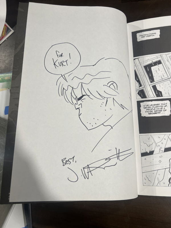 RASL by Jeff Smith, in kurt schmidt's Con Sketches Comic Art Gallery Room