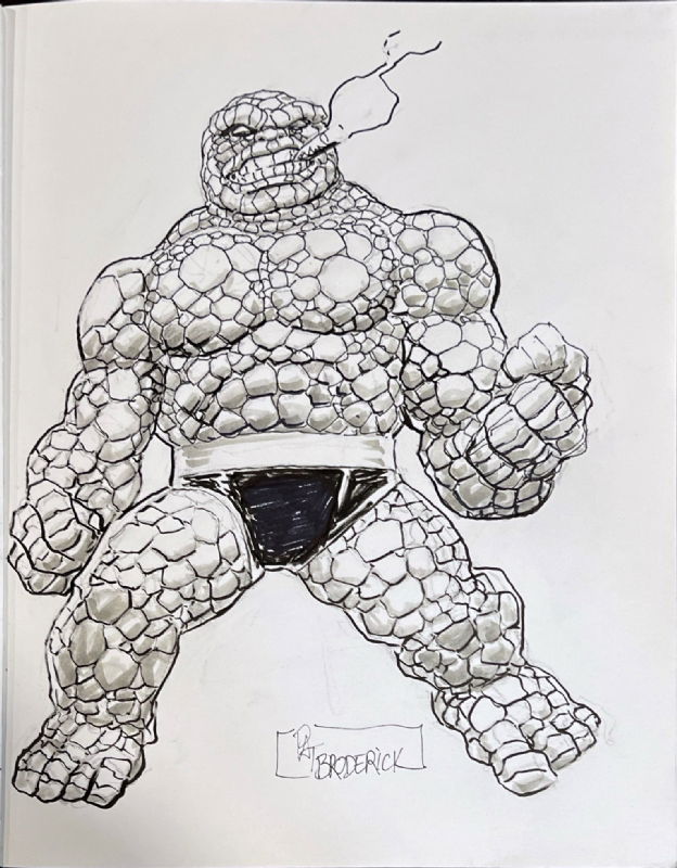 Pat Broderick The Thing Indiana Comic Con 2024, In Kurt Schmidt's Con 