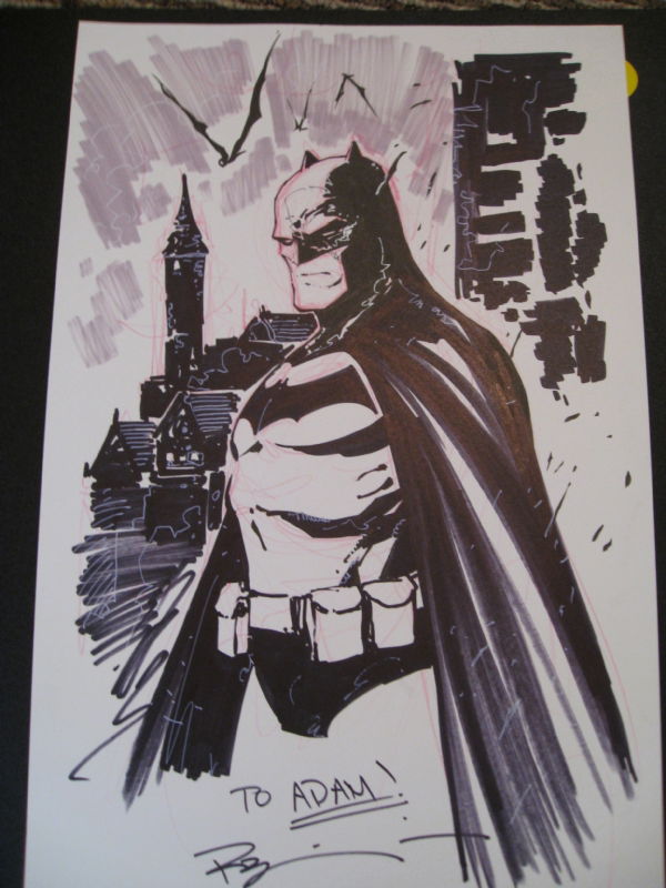 Batman - Ryan Benjamin, in Adam Harris's DC Characters Comic Art Gallery  Room