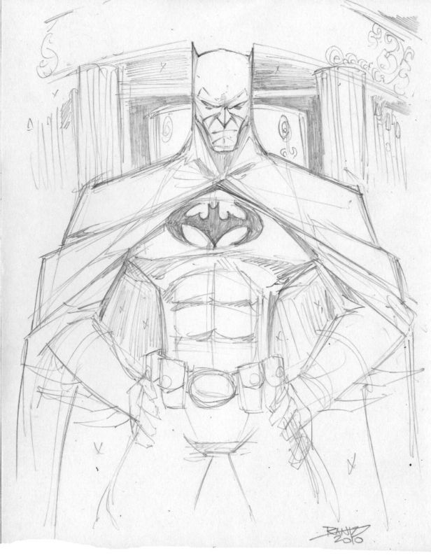 Batman - Randy Kintz, in Drew Johnston's I'd Sell... Comic Art Gallery Room