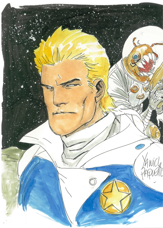 Adventures of the Galaxy Rangers - Shane Gooseman by Yanick Paquette, in  Wade Campbell's Adventures of the Galaxy Rangers Comic Art Gallery Room