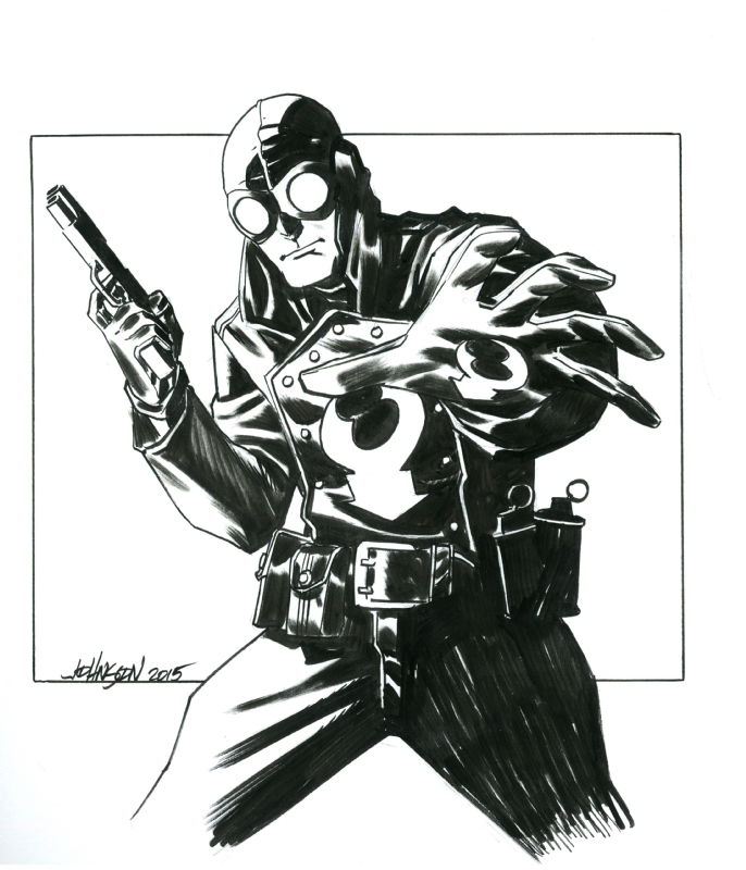 Lobster Johnson - Dave Johnson, in Wade Campbell's Lobster Johnson ...