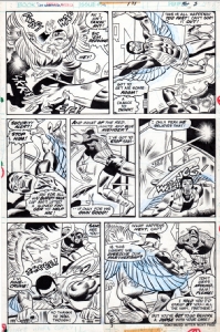 Captain America 191, page 3, Comic Art