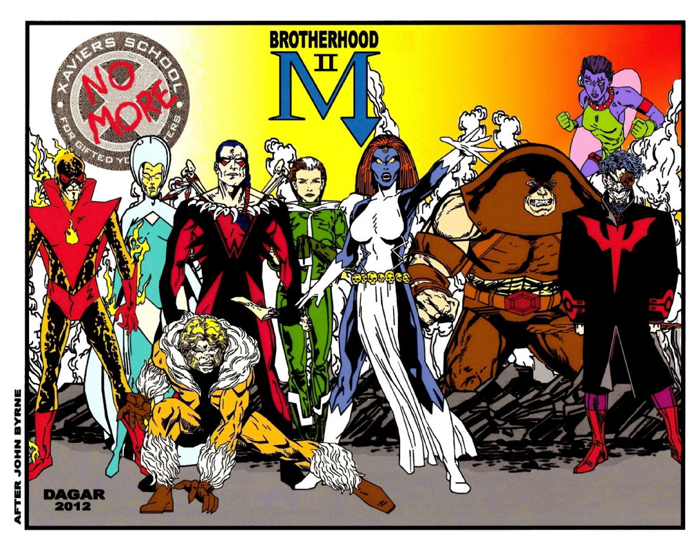 X Men Foes Mystique Brotherhood After John Byrne In Daniel Garand S Brotherhood Comic Art