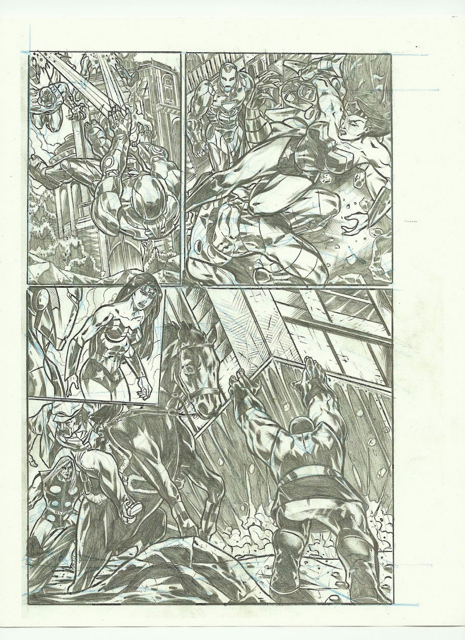 jla avengers 4, in Tim Chupka's Folder 1 Comic Art Gallery Room