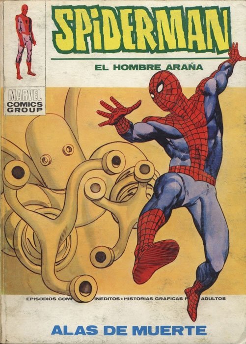 Rafael López Espí: Cover SPIDER-MAN Vertice Vol. 1 nº41 (Spiderman) , in  VERTICE art's Spain: Rafael LÓPEZ ESPÍ Comic Art Gallery Room