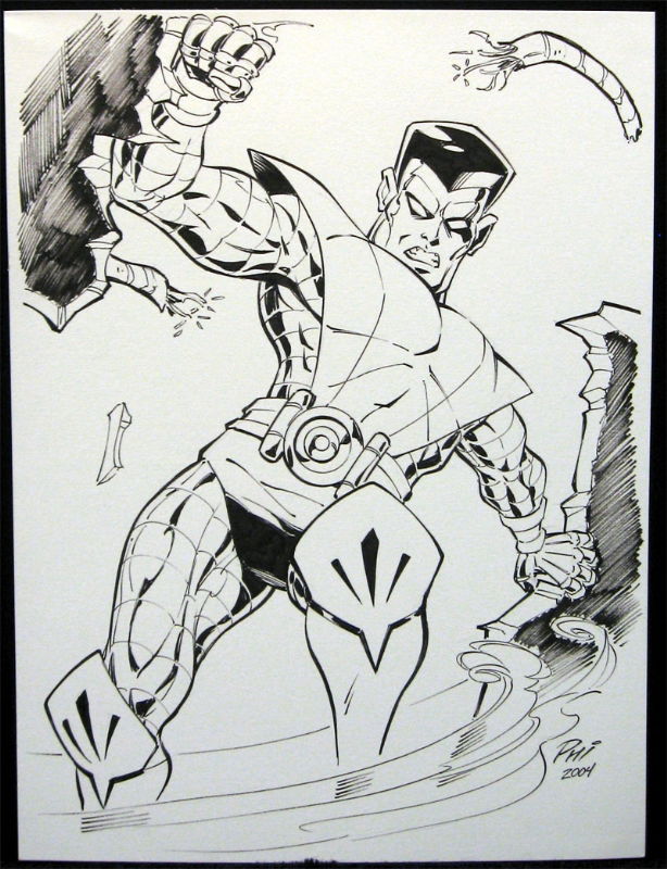 Colossus, in Jeff Lamb's My Few Pieces Comic Art Gallery Room