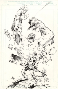 Hulk + Punisher + Spider-Man Try-Out (2004) Vatche Mavlian Comic Art