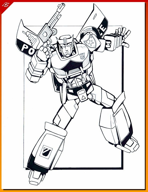 Transformers Prowl Coloring Pages