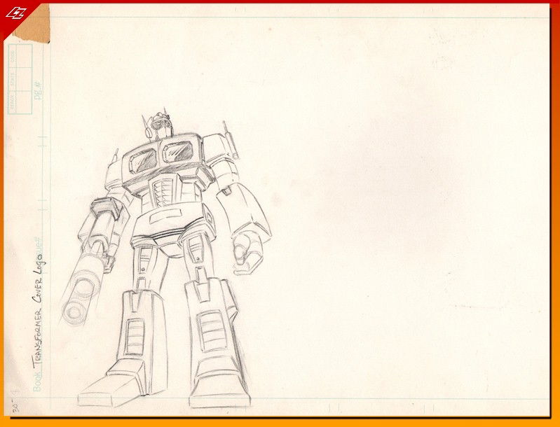 Transformers - Optimus Prime Cover Logo , in Joe Sherman's > Sketchbook ...