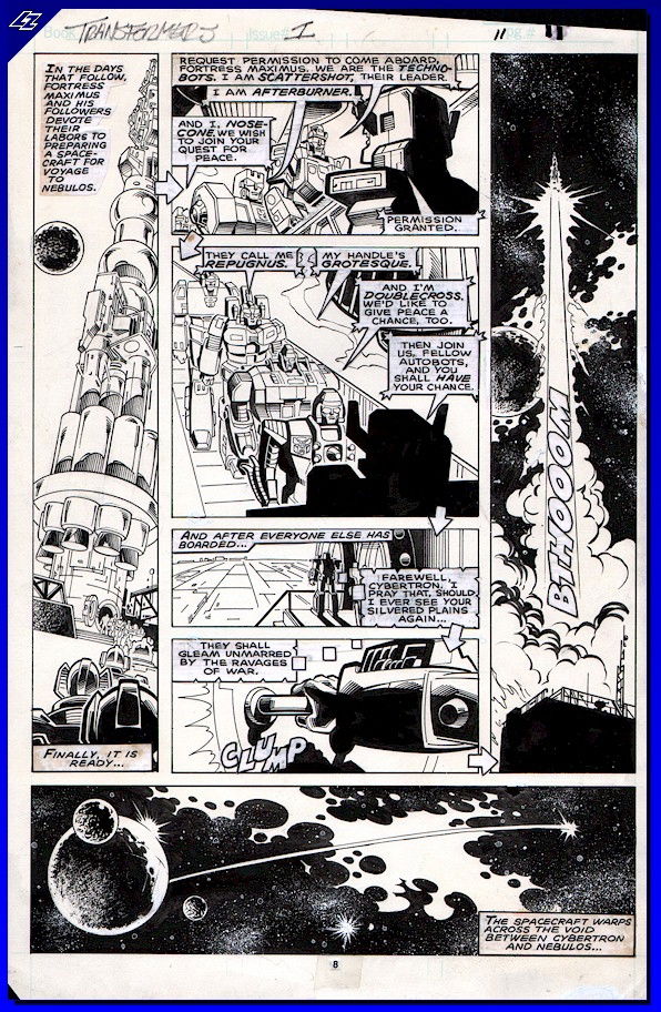 Transformers: Headmasters #1 Page 11, in Joe Sherman's Transformers ...