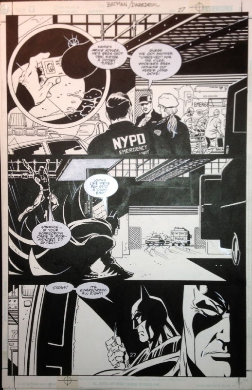 Batman Daredevil, King of New York p. 27, in Frank Giella's Batman Daredevil,  King of New York Comic Art Gallery Room