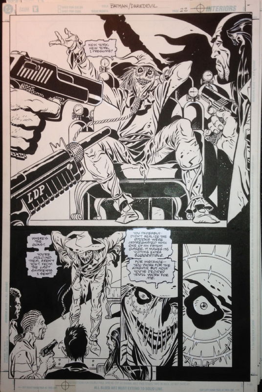 Batman Daredevil, King of New York p. 22, in Frank Giella's Batman Daredevil,  King of New York Comic Art Gallery Room