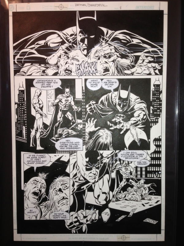 Batman Daredevil, King of New York p. 8, in Frank Giella's Batman Daredevil,  King of New York Comic Art Gallery Room