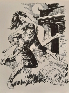 Conan the barbarian Comic Art