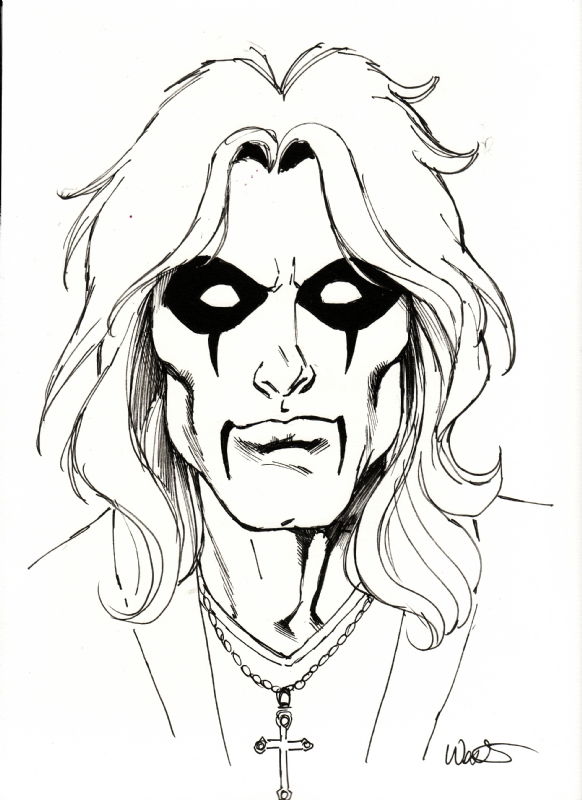 Alice Cooper, in Fabrice W.'s Vertigo , Image and more.. Comic Art